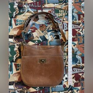 Women’s Frye Farrah Hobo Handbag In Dark Brown Leather